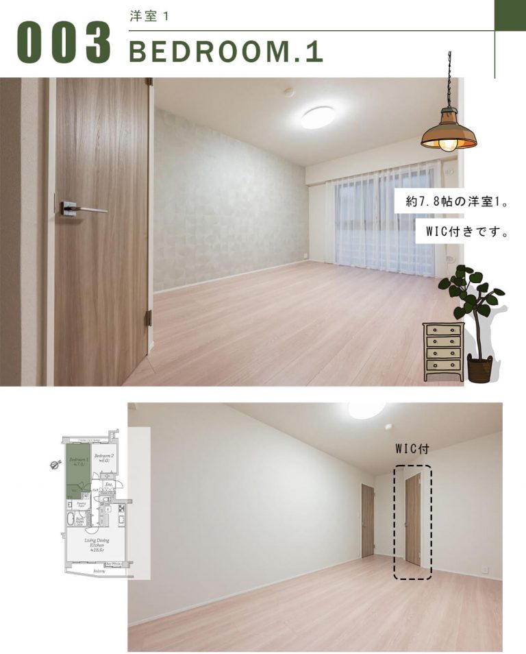 クリオ恵比寿弐番館の洋室1