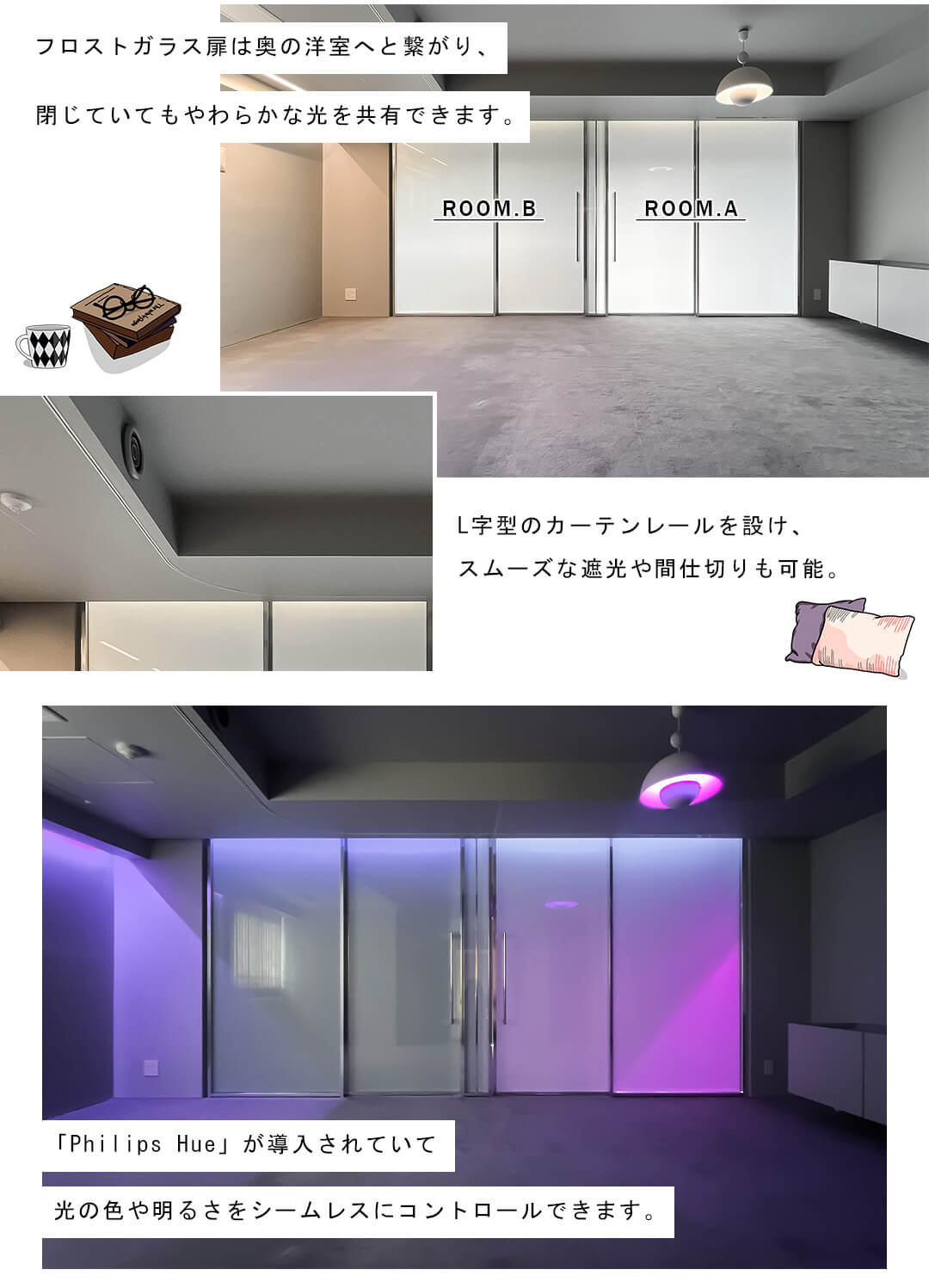 プンレジデンシア目黒青葉台テラスA棟のリビングダイニング