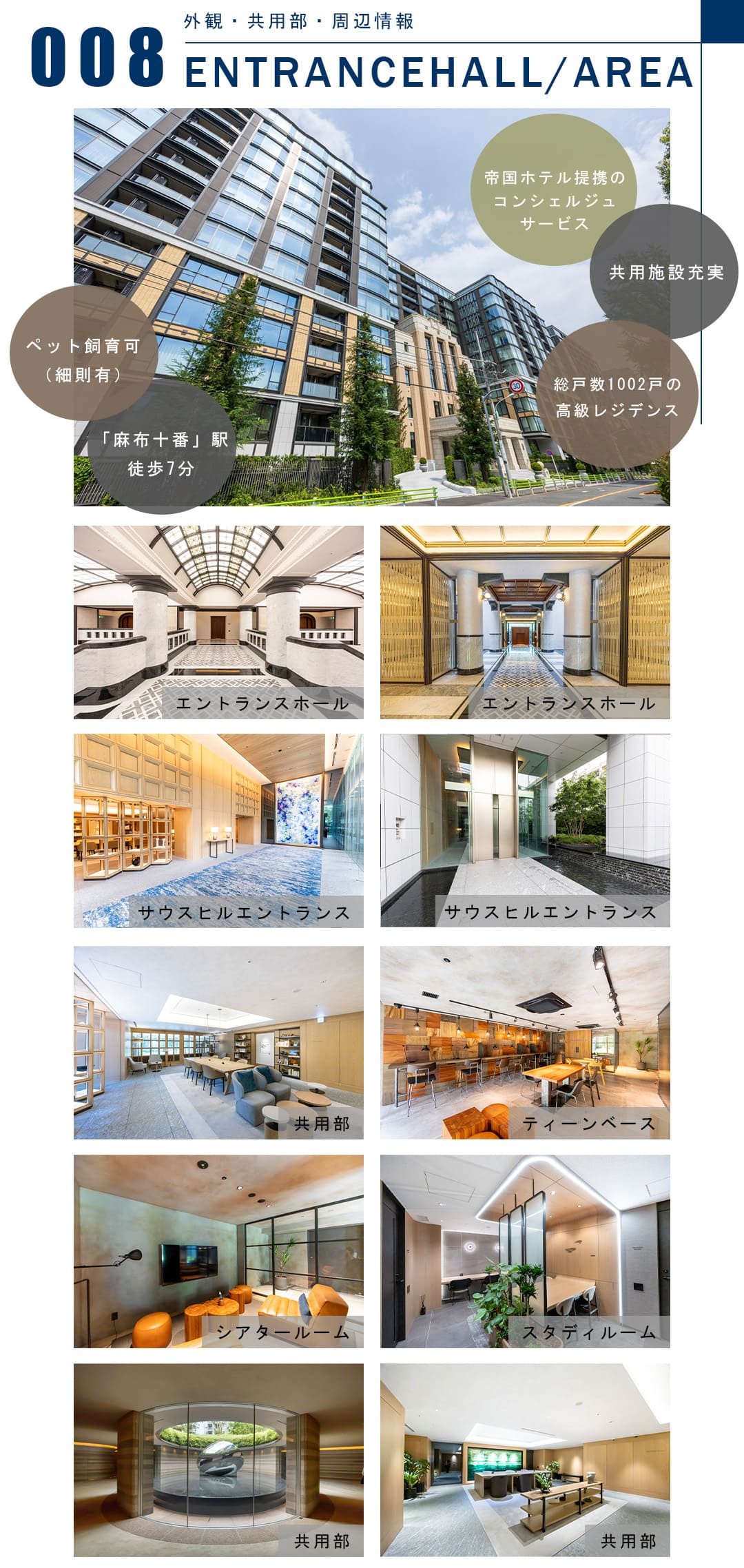 008外観,共用部,周辺情報,ENTRANCEHALL,AREA