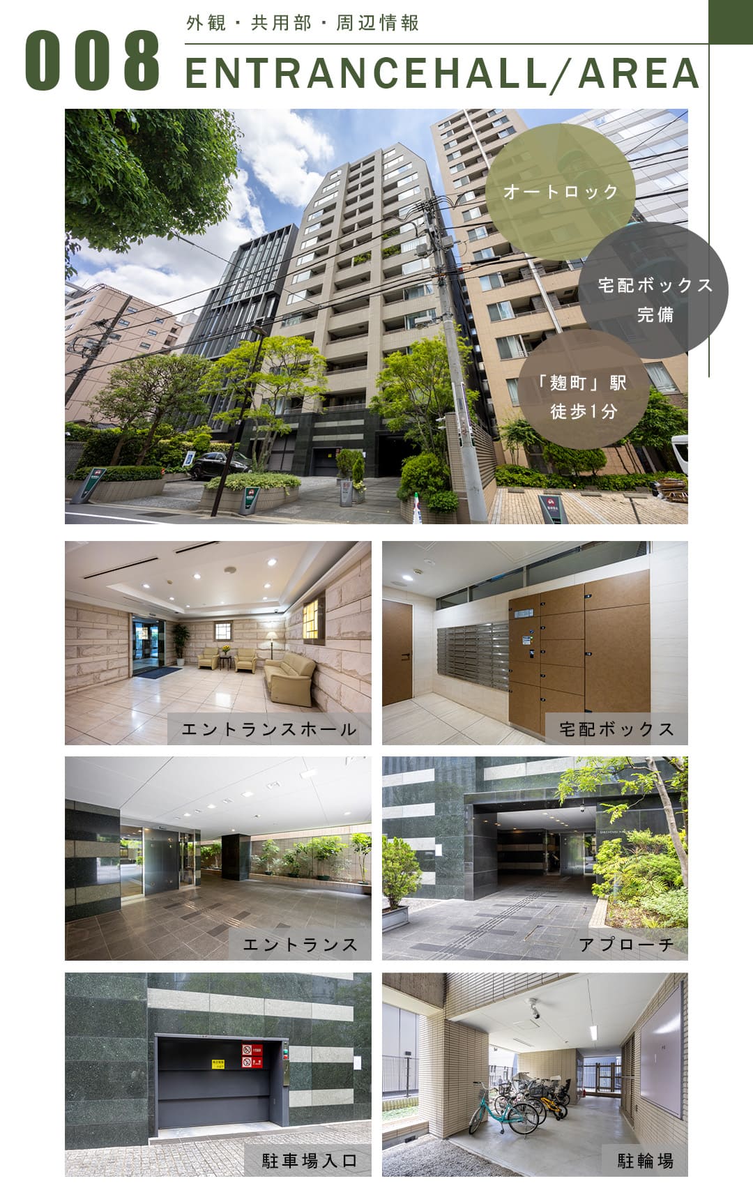 008外観,共用部,周辺情報,ENTRANCEHALL,AREA