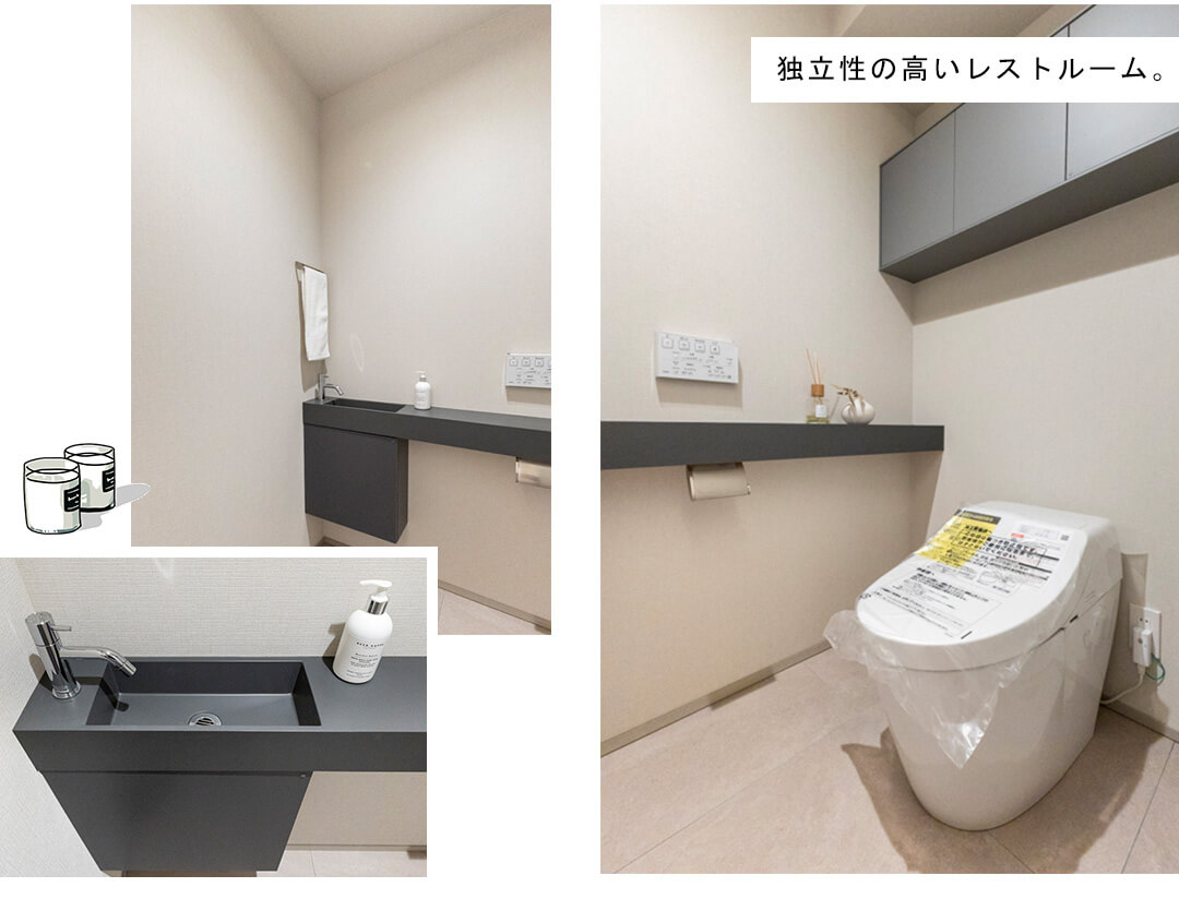 代々木パークマンションのトイレ