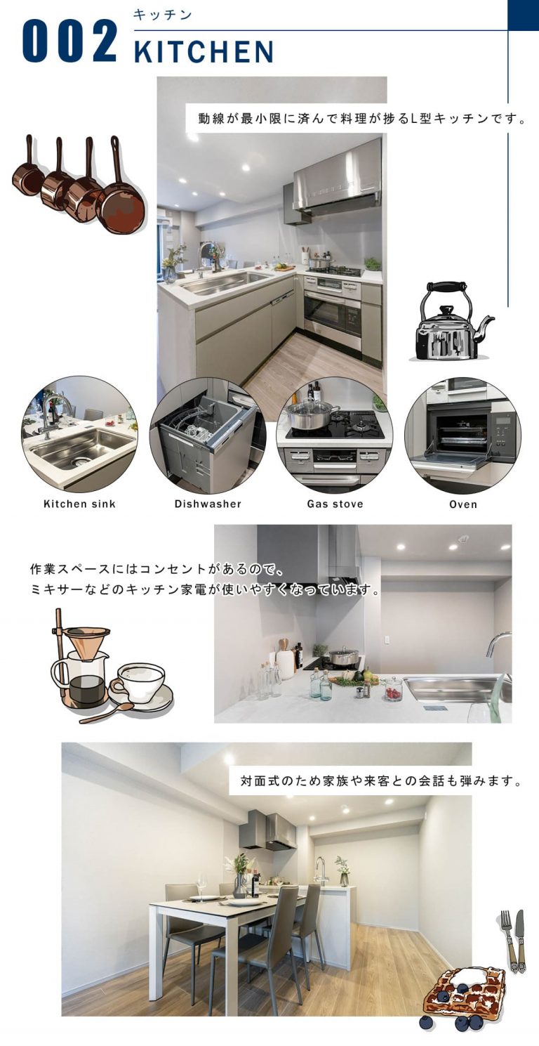 002キッチン,KITCHEN
