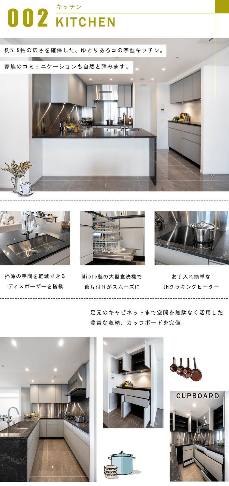 パークコート恵比寿のキッチン