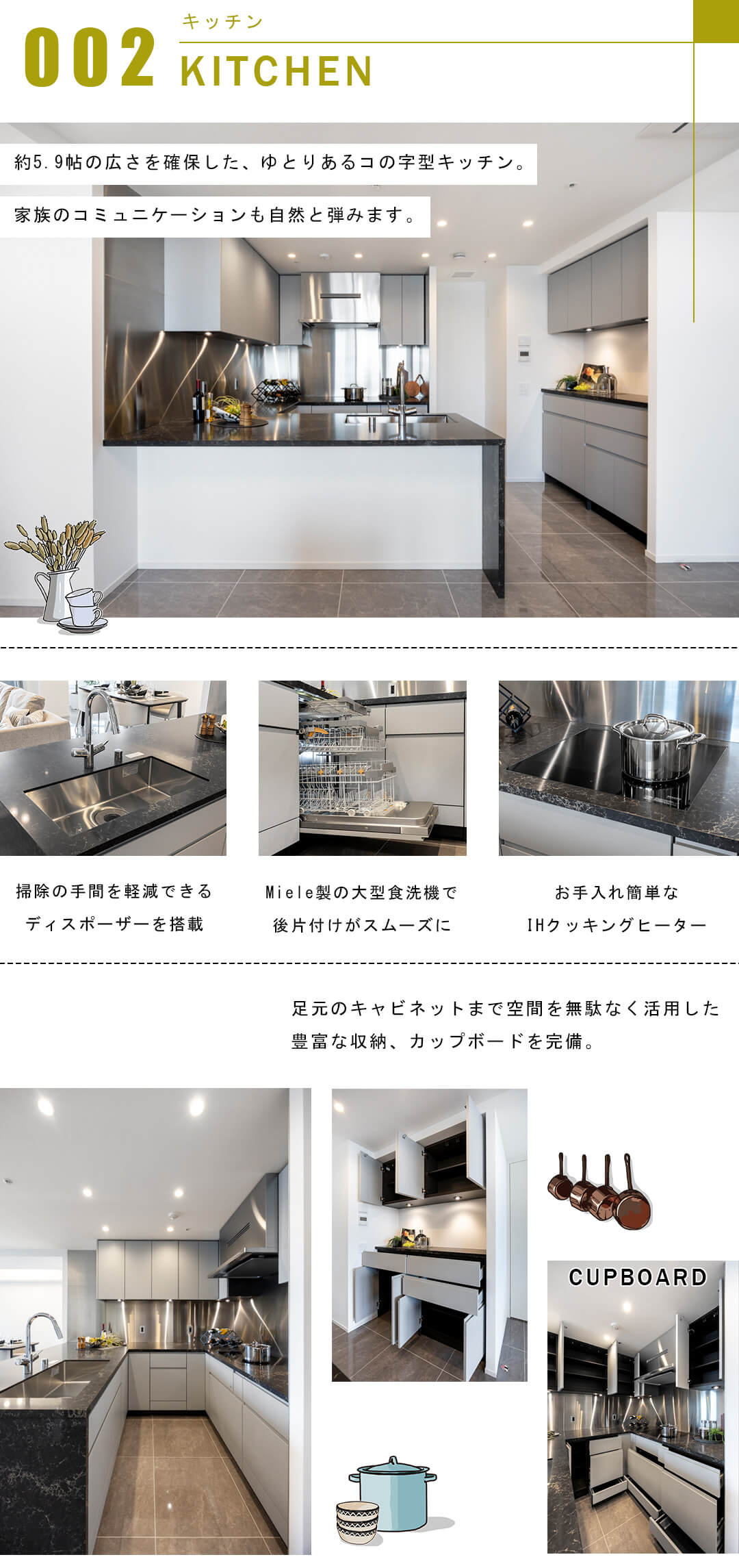 パークコート恵比寿のキッチン