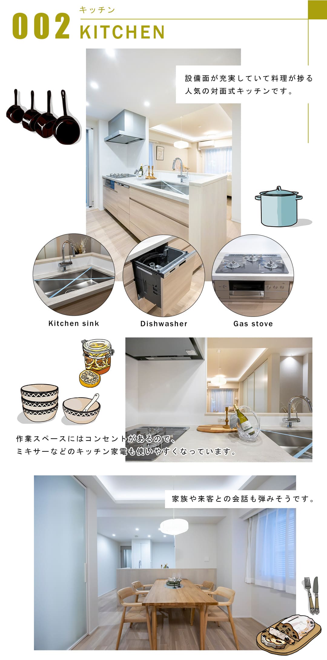 002キッチン,KITCHEN