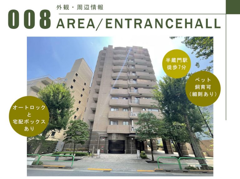 ローレルコート三番町の外観・周辺情報