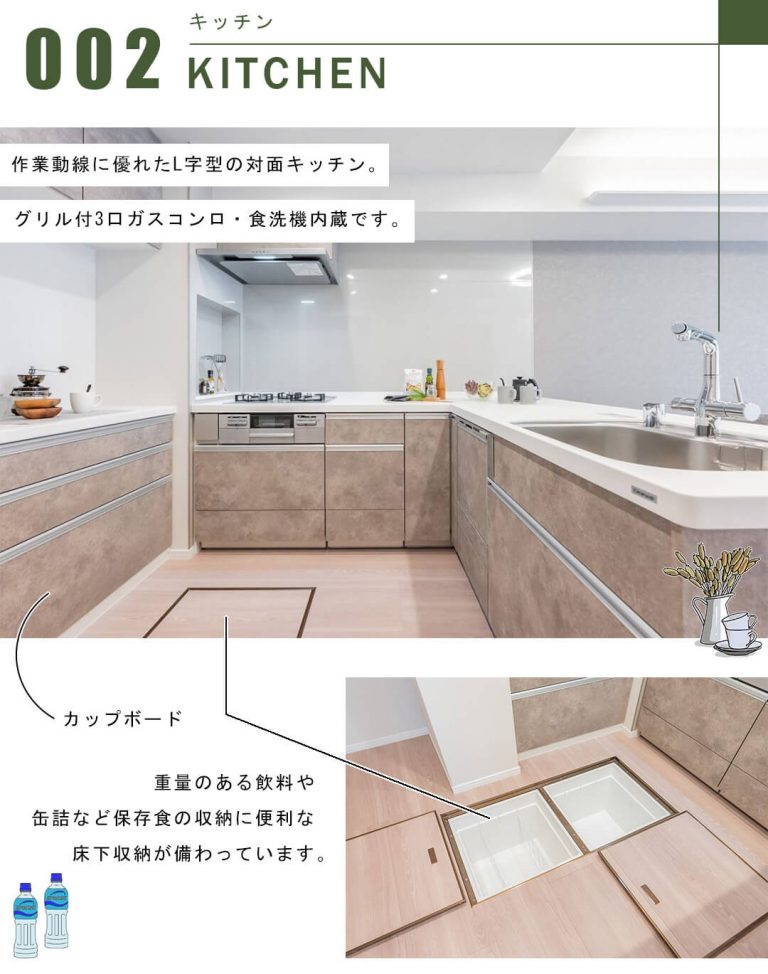 ライオンズヒルズ参宮橋のキッチン