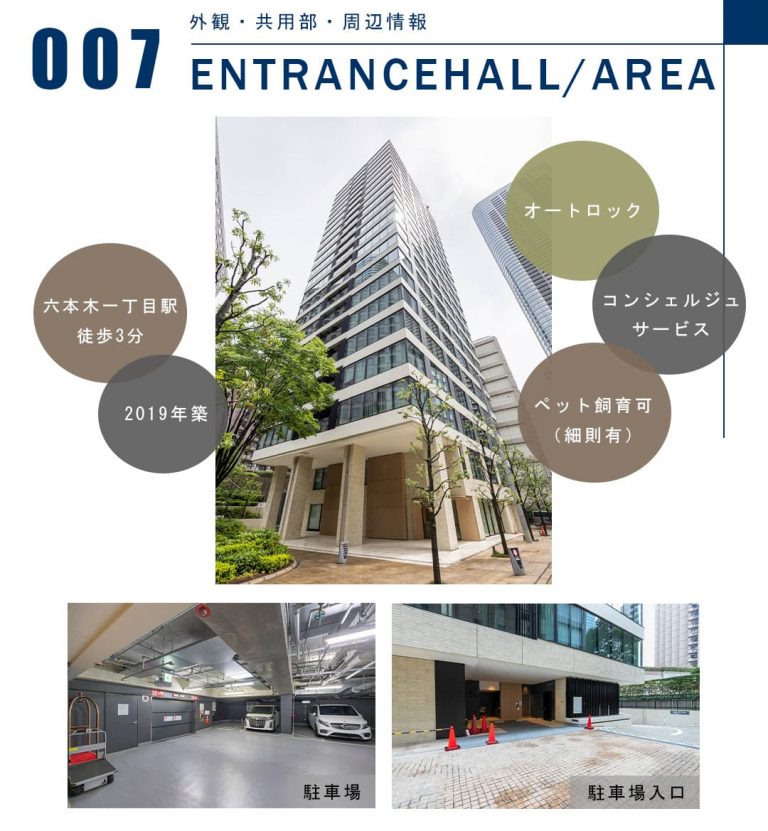 007外観,共用部,周辺情報,ENTRANCEHALL,AREA