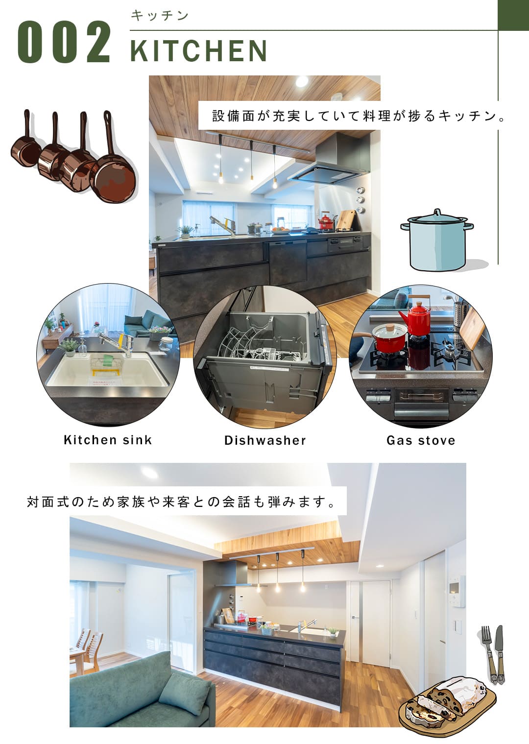 002キッチン,KITCHEN