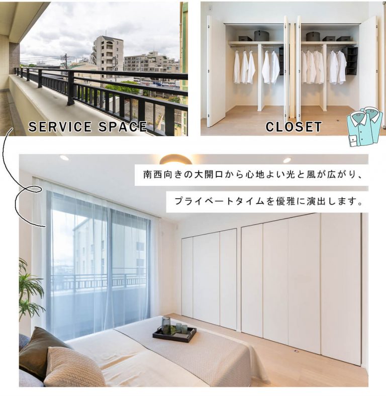 リーフィアレジデンス上原の洋室