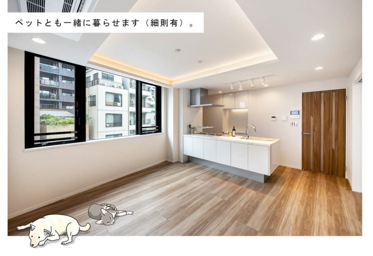 クレヴィア東京八丁堀Chuo Minatoのリビングダイニング