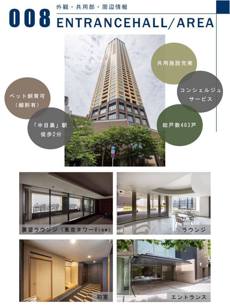 008外観,共用部,周辺情報,ENTRANCEHALL,AREA