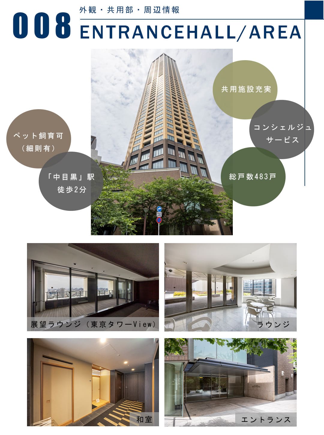 008外観,共用部,周辺情報,ENTRANCEHALL,AREA