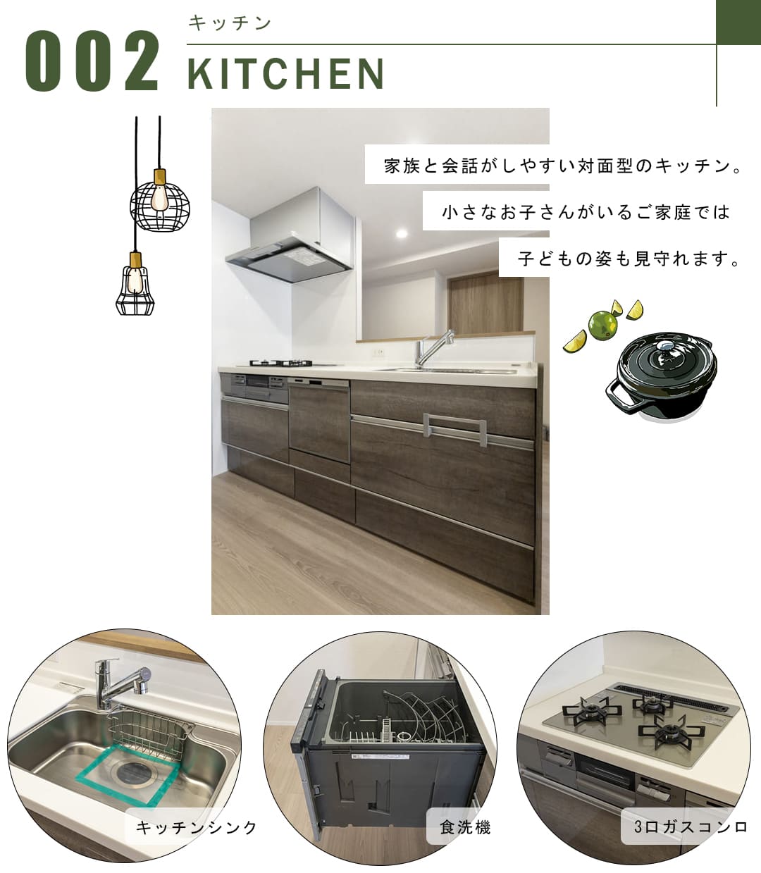 ファミールグラン恵比寿のキッチン
