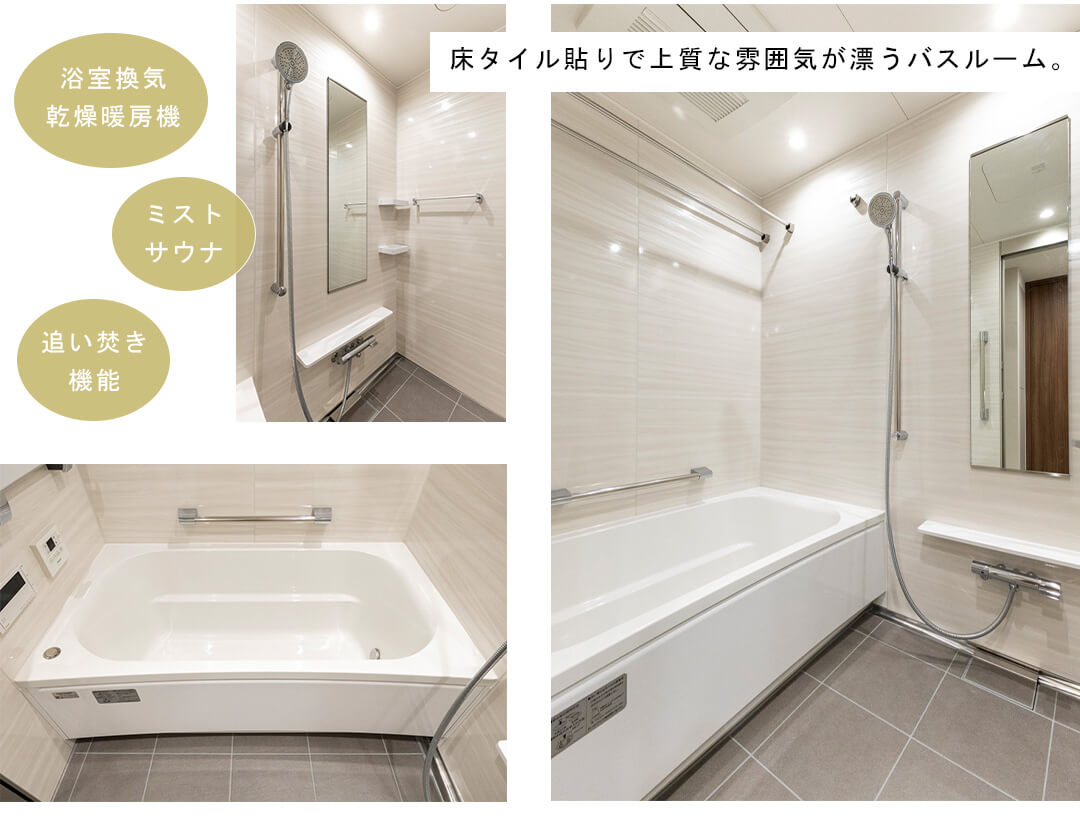 ディアナコート小石川播磨坂レジデンスの浴室