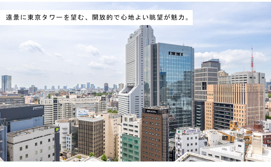 カテリーナ三田タワースイートイーストアークのバルコニー