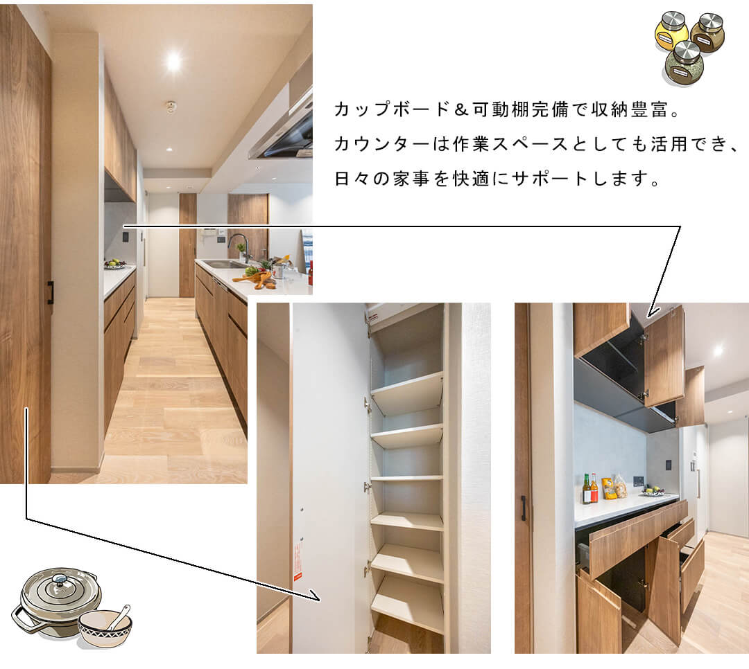 ライオンズマンション元代々木グランフォートのキッチン