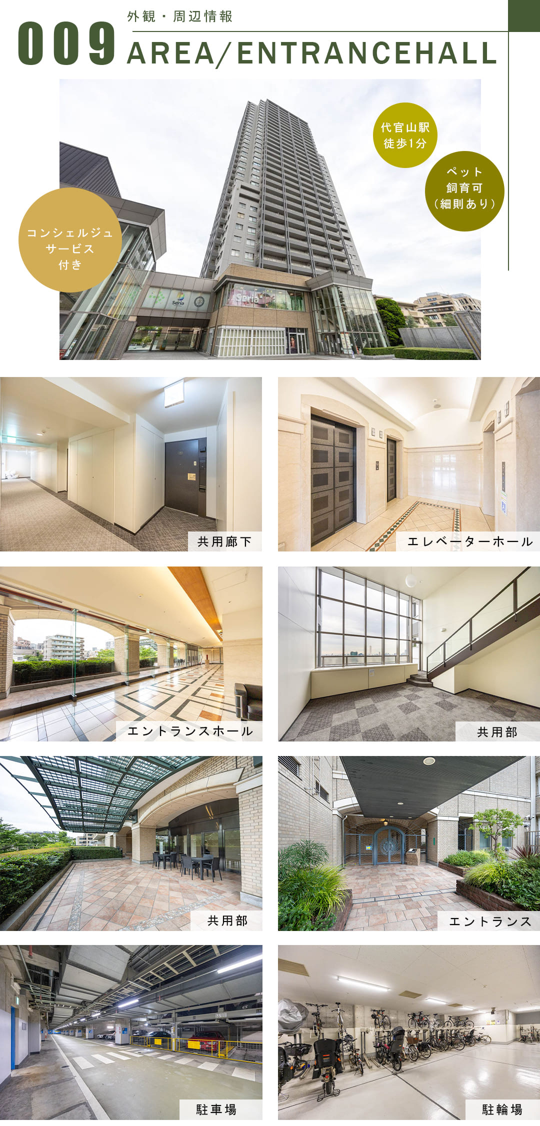 代官山アドレスザタワーの外観・周辺情報