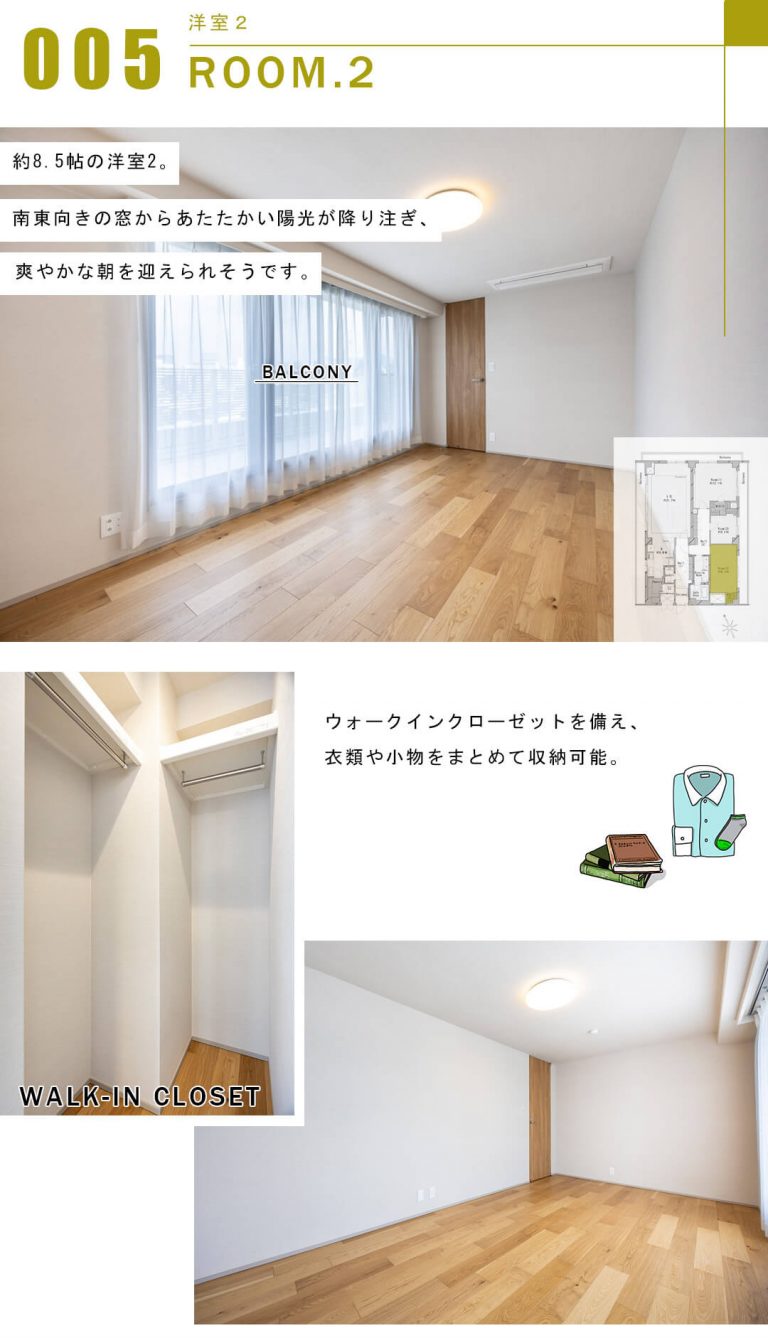ザ・ペアシティ四谷の洋室