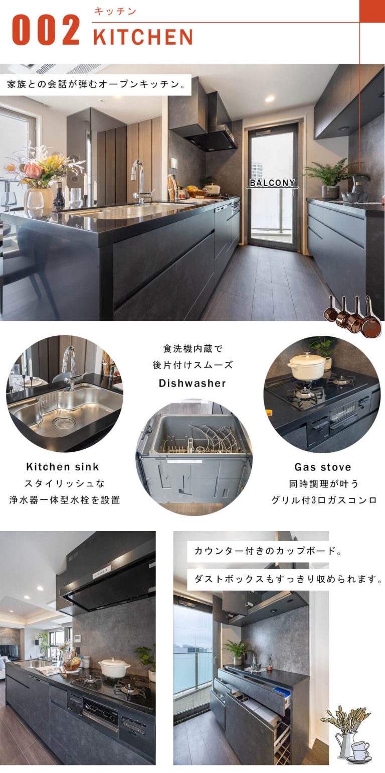 プレミスト麹町のキッチン
