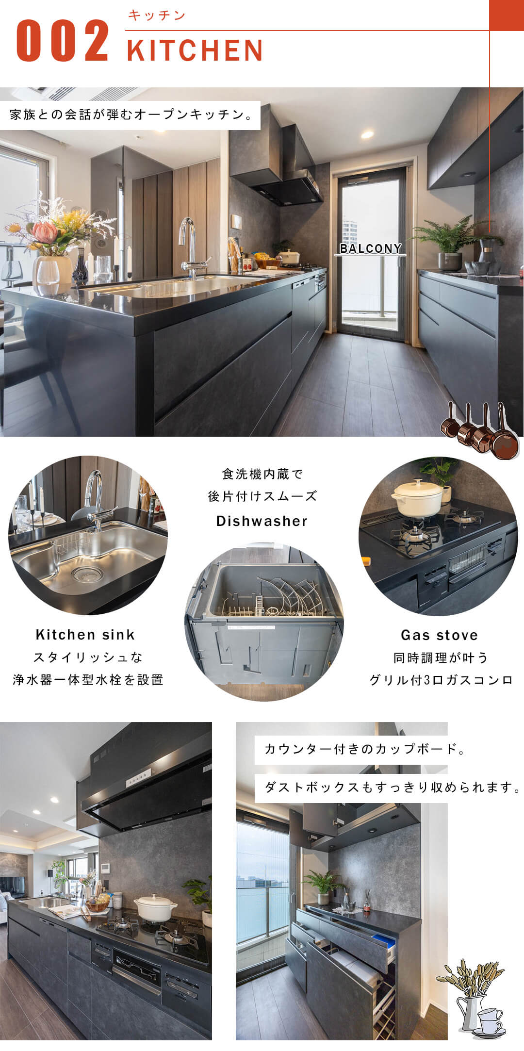 プレミスト麹町のキッチン