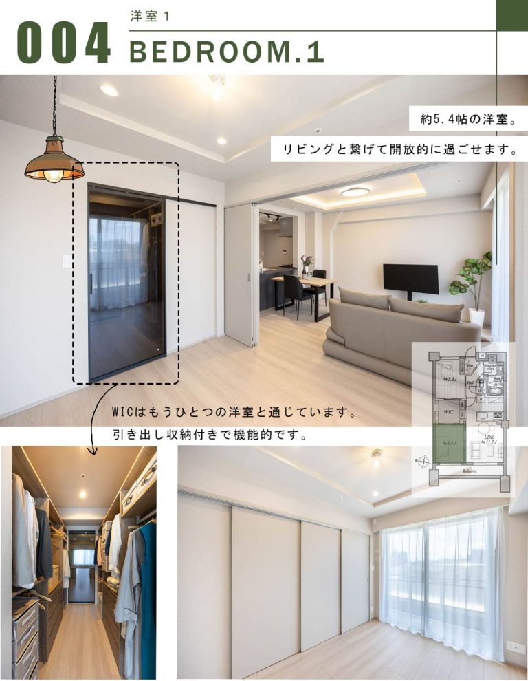 アルシオン文京小石川の洋室1