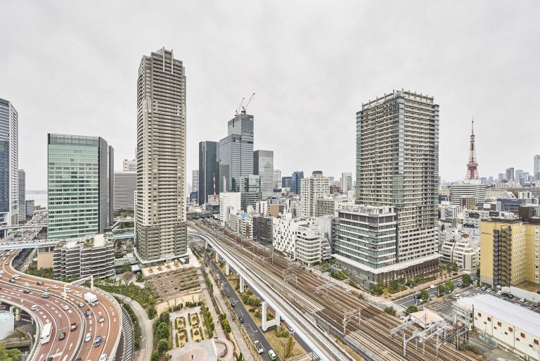 東京ツインパークス ライトウィング　21階から東京タワーを望む住まい