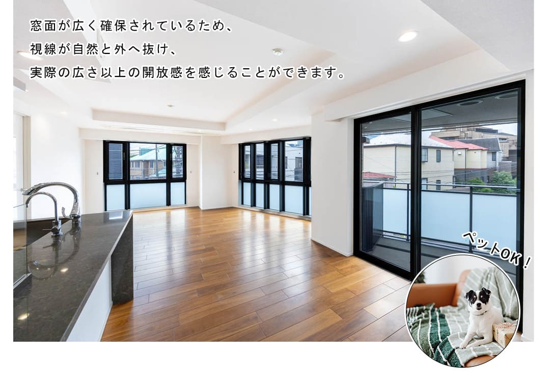 Brillia高輪The Houseのリビングダイニング
