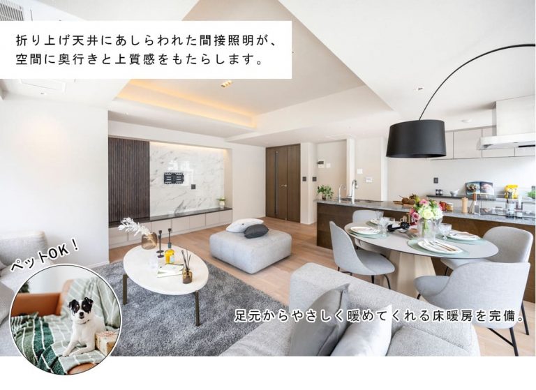 プレミスト南青山のリビングダイニング