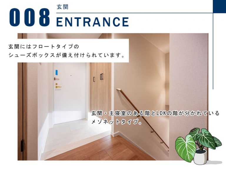 ディアナコート柿の木坂の玄関