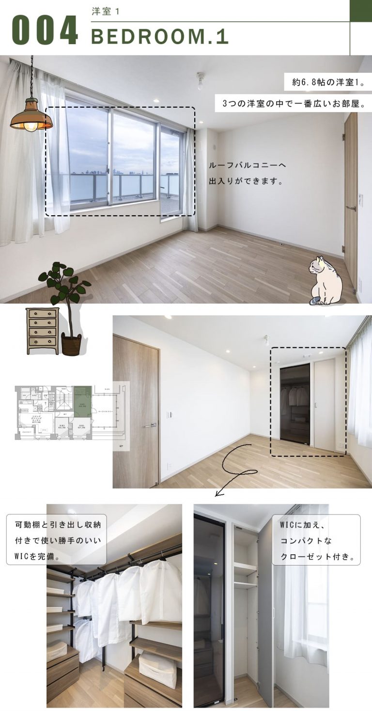 グランドメゾン三軒茶屋プレイスの洋室1