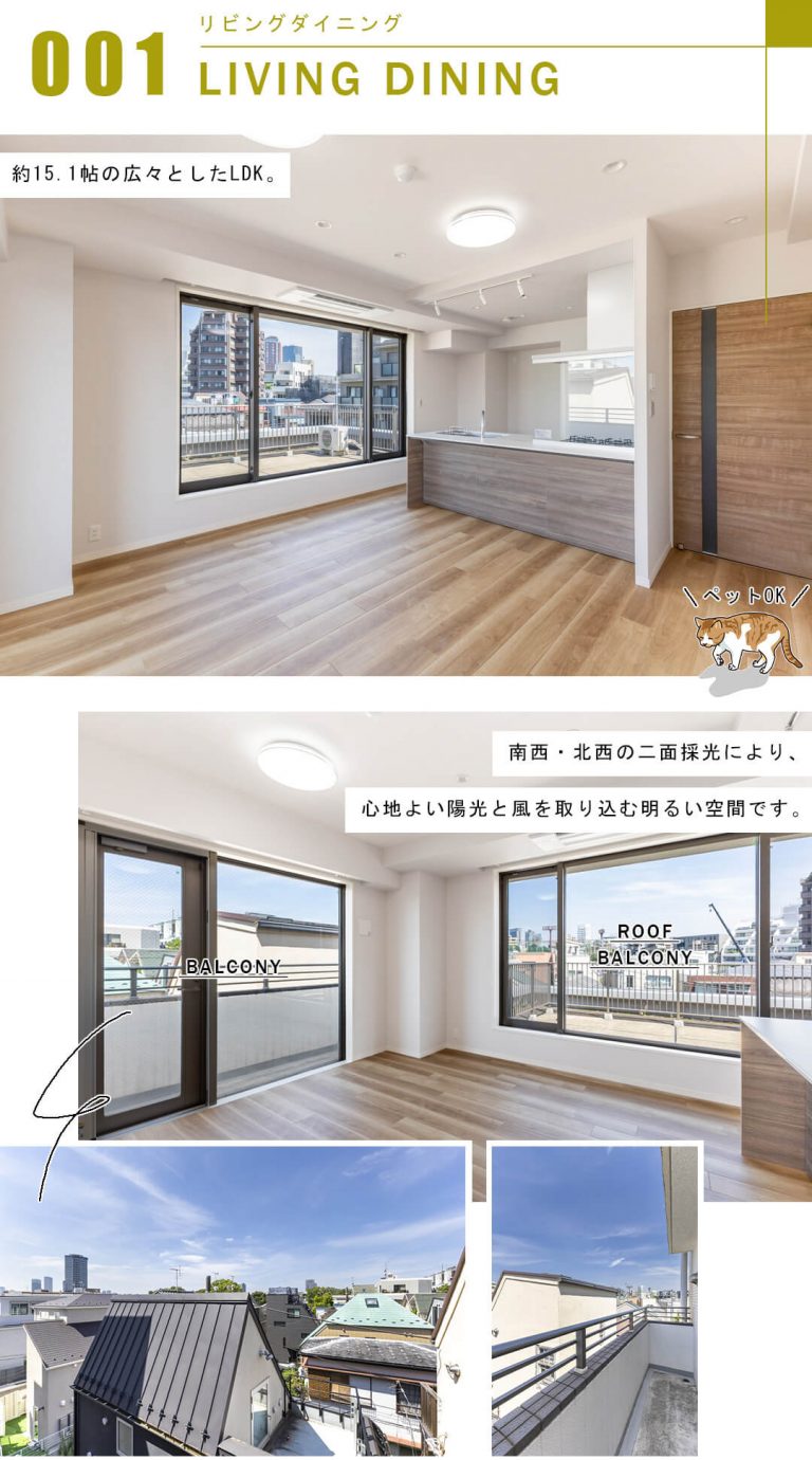 スタイルハウス南麻布のリビングダイニング