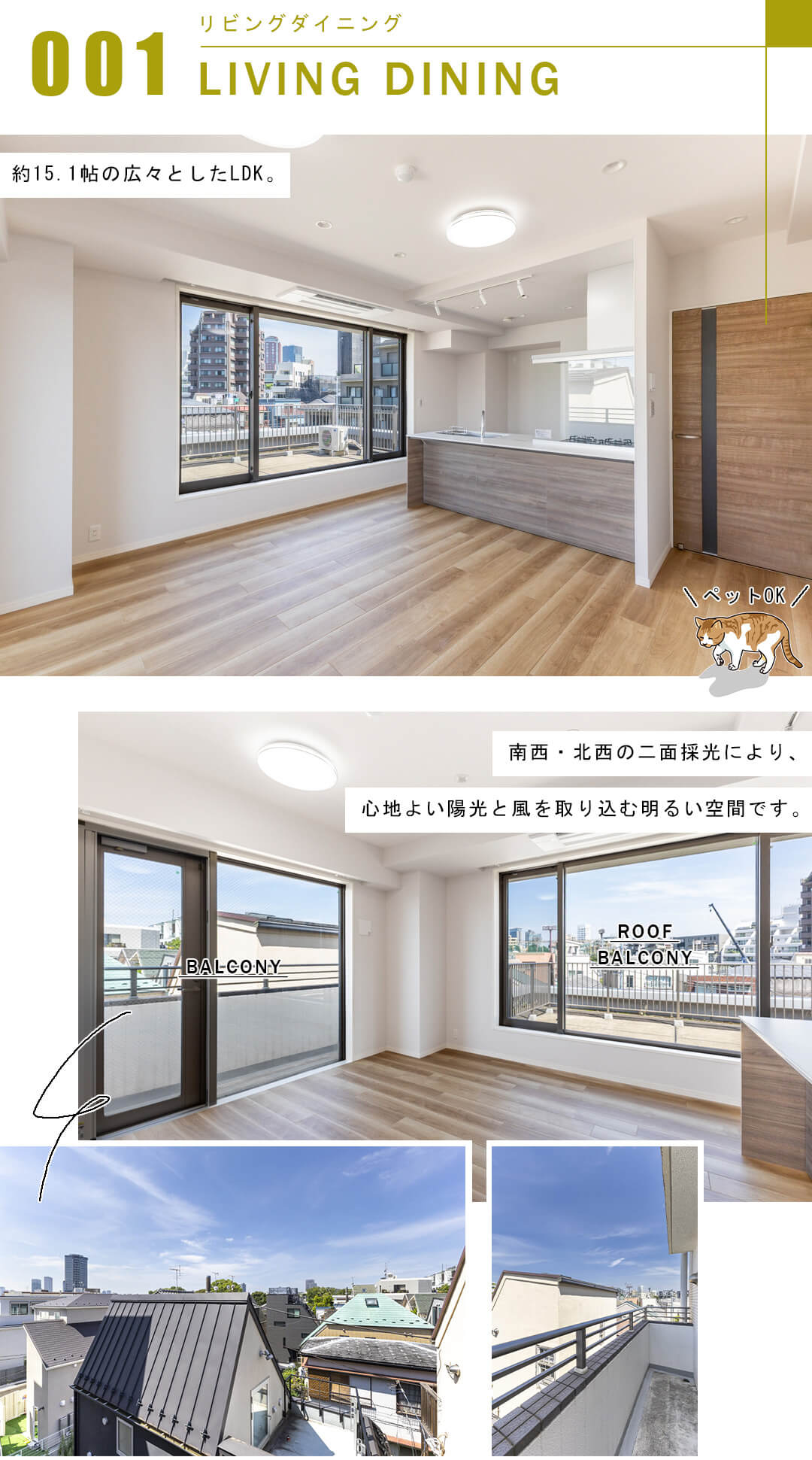 スタイルハウス南麻布のリビングダイニング