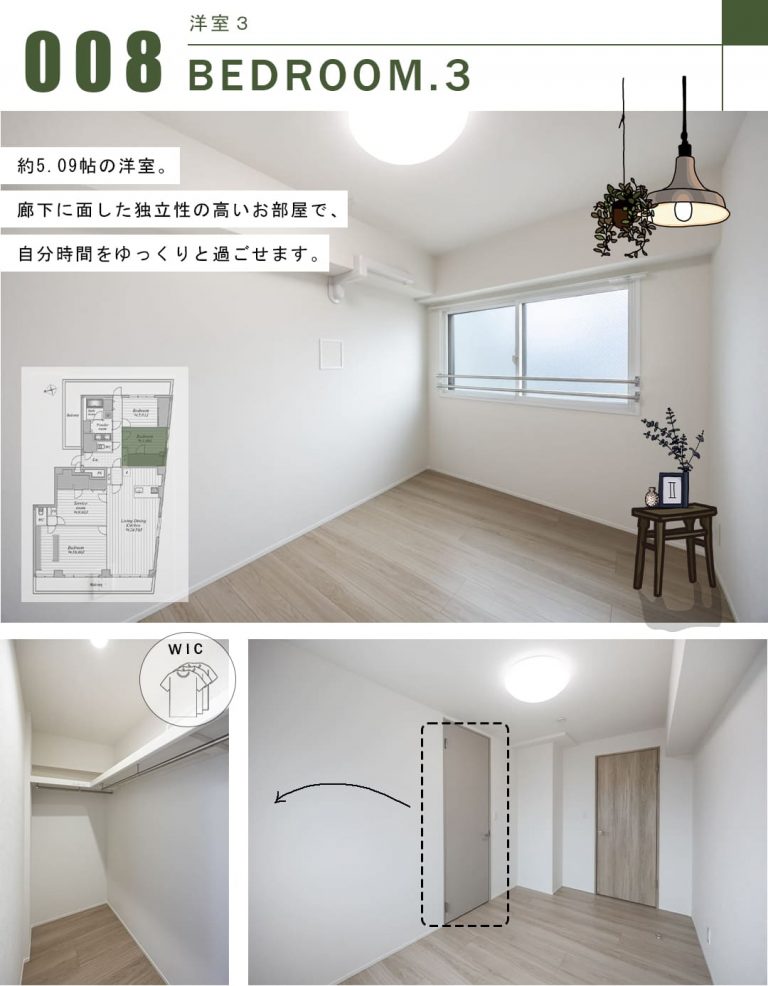 パシフィック若林の洋室3