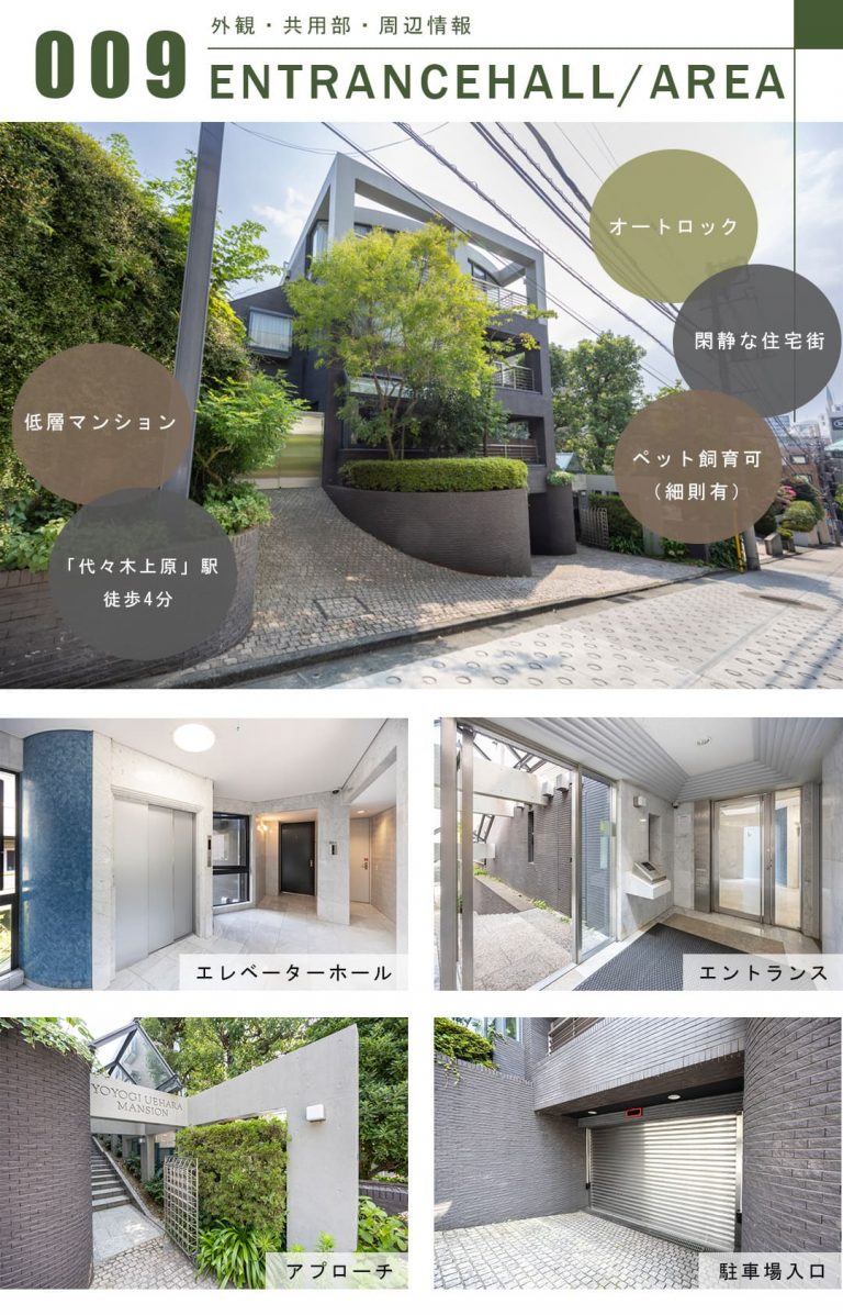 代々木上原マンションの外観