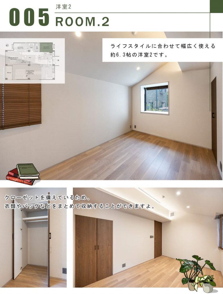 代々木上原マンションの洋室2