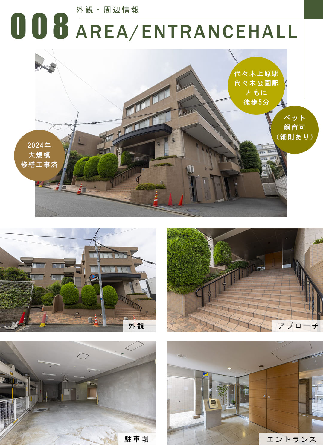 パークハウス代々木上原の外観・周辺情報