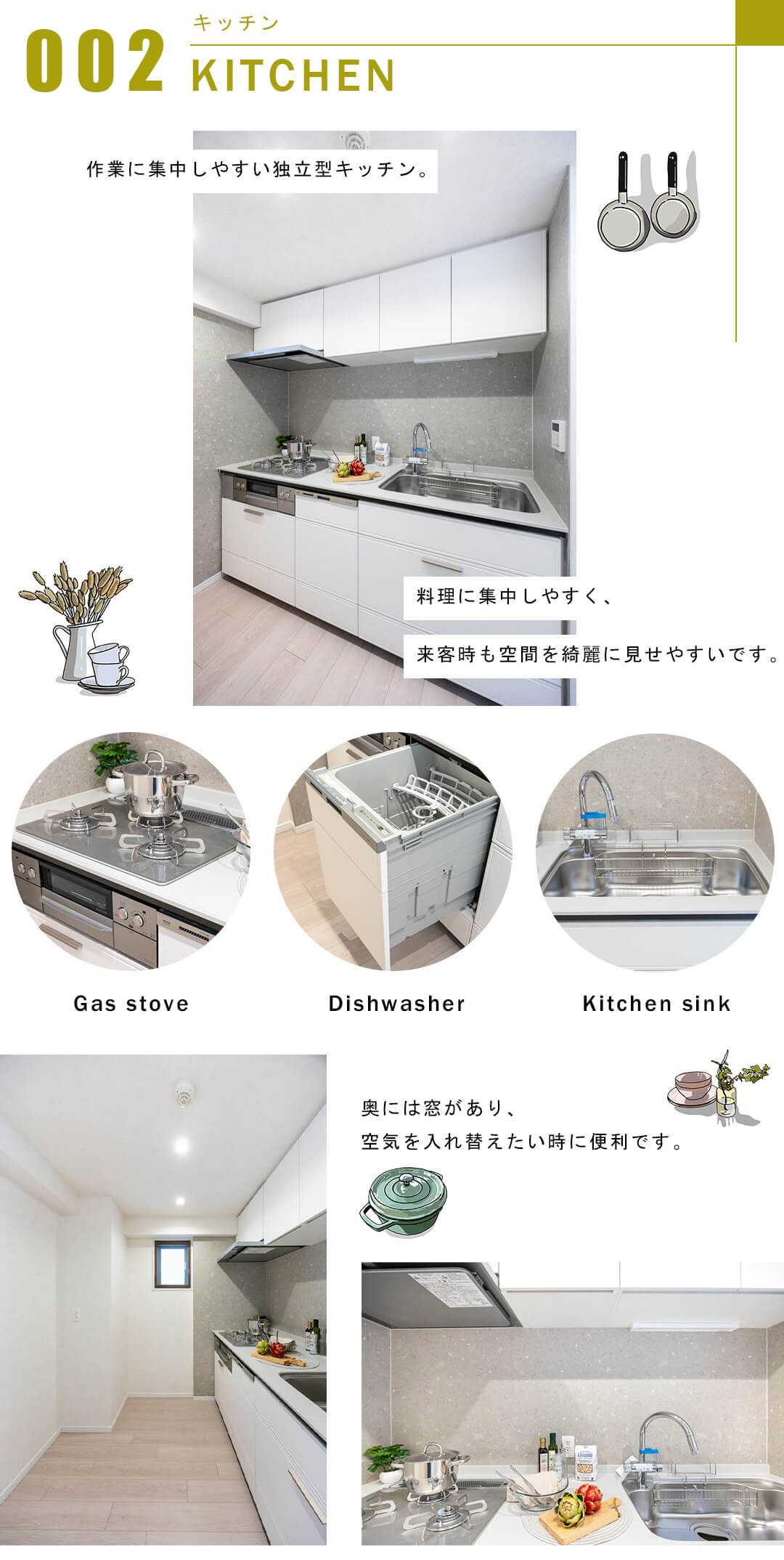 リックスＬのキッチン