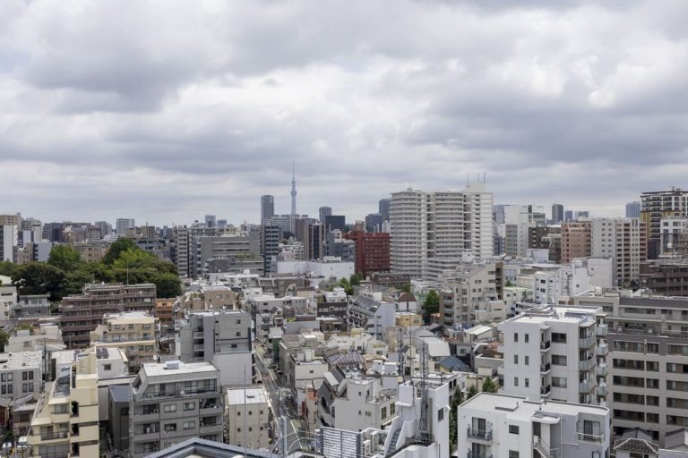バルコニー眺望　※東方向に東京スカイツリーが望めます。