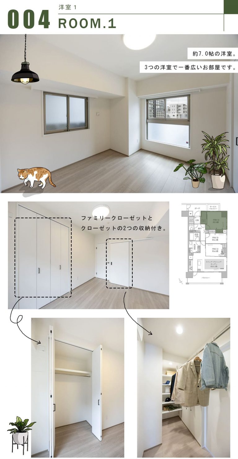 小石川アインスの洋室1