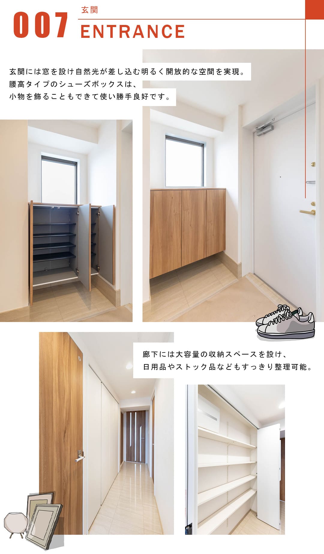ルモンド代々木上原の玄関