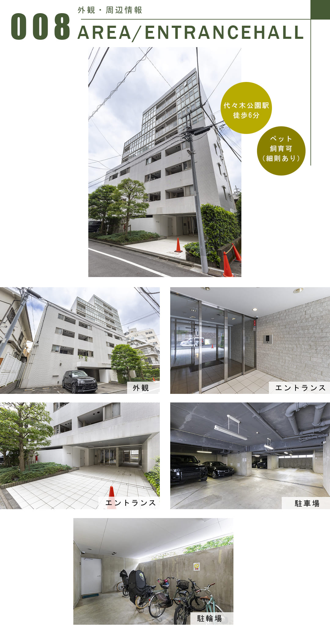 ブランクレア代々木公園の外観・周辺情報