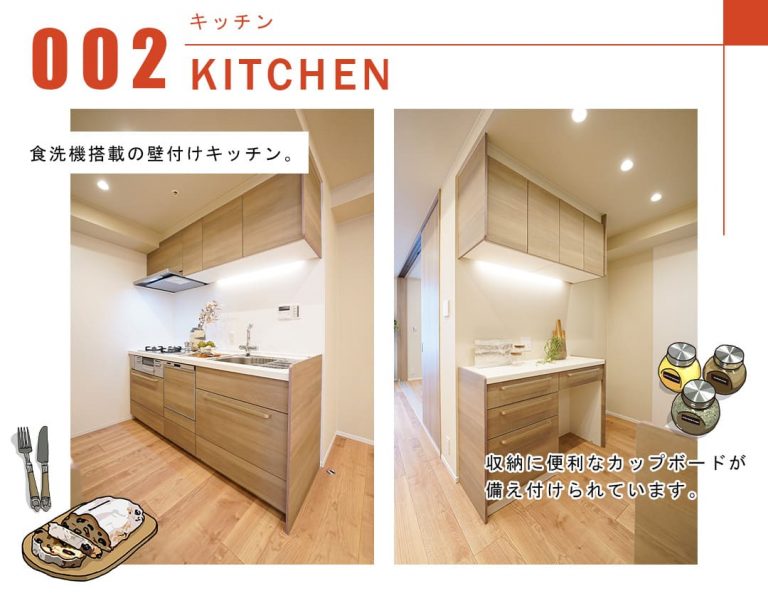 テラス渋谷美竹のキッチン