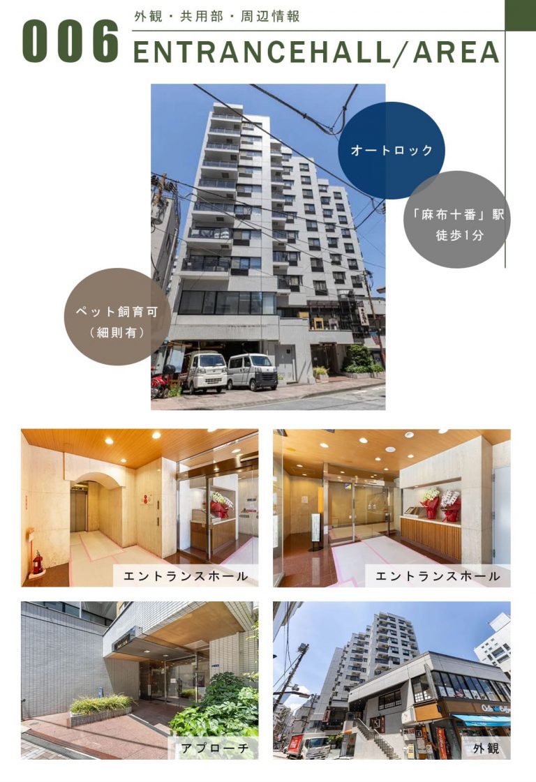 グランドメゾン麻布十番館の外観