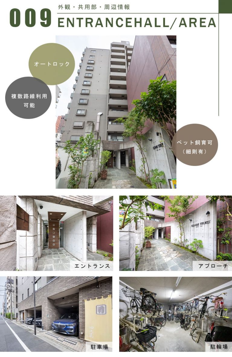 スカール築地の外観