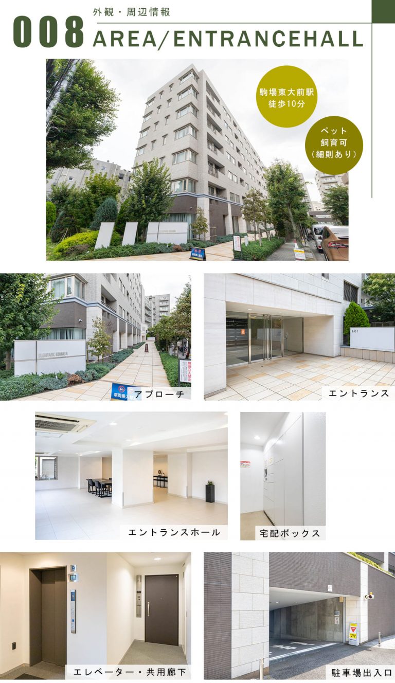 グレンパーク駒場の外観・周辺情報
