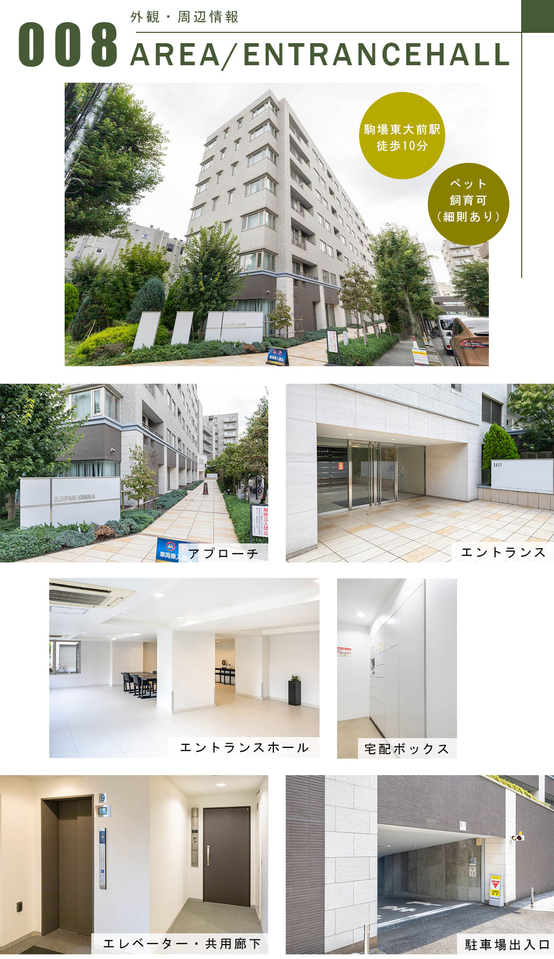 グレンパーク駒場の外観・周辺情報