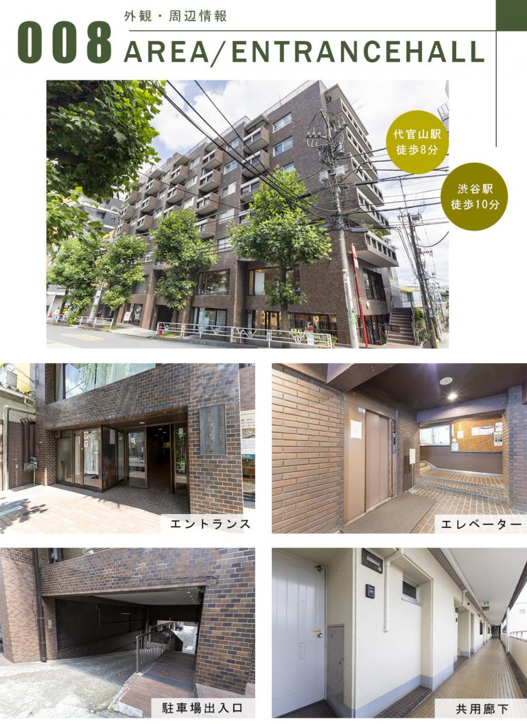 代官山エーデルハイムの外観・周辺情報