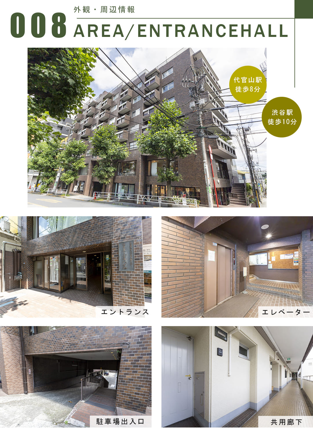 代官山エーデルハイムの外観・周辺情報