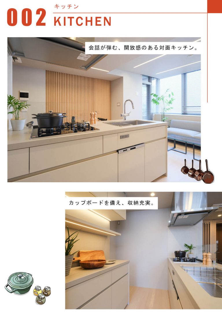 パーク・コート四谷のキッチン